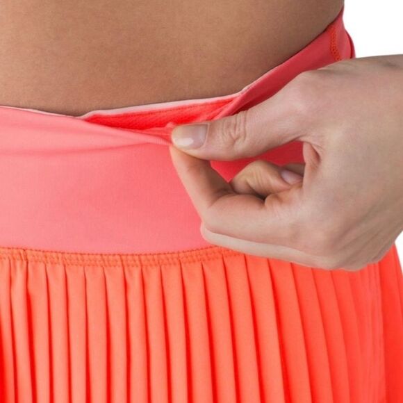 .Lululemon Pleat To Street Skirt II Grapefruit - Picture 5 of 16